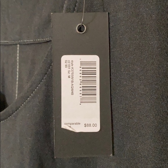 John Varvatos Short Sleeve V Neck T-Shirt Black - Picture 11 of 12